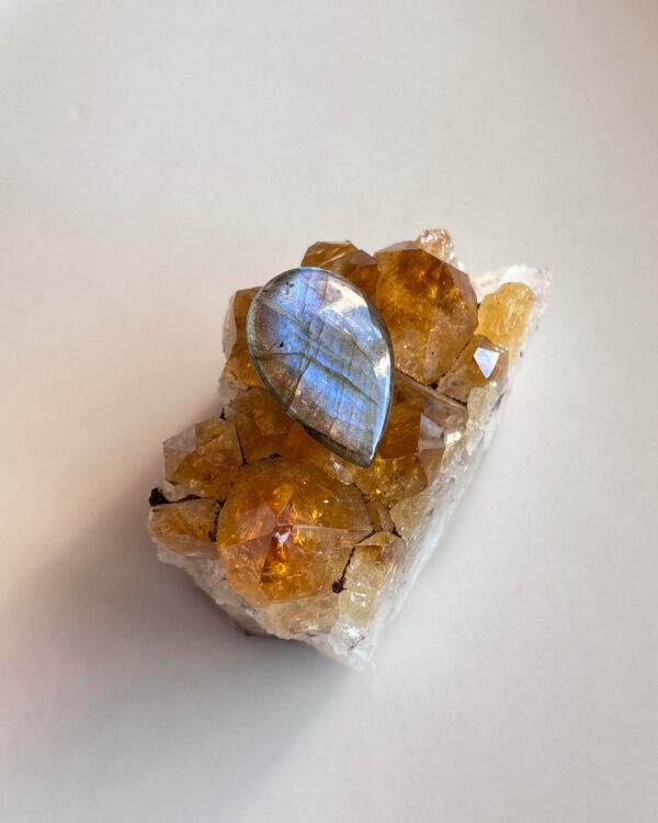 25mm Labradorite Cabochon for Wire-Wrapped Jewelry