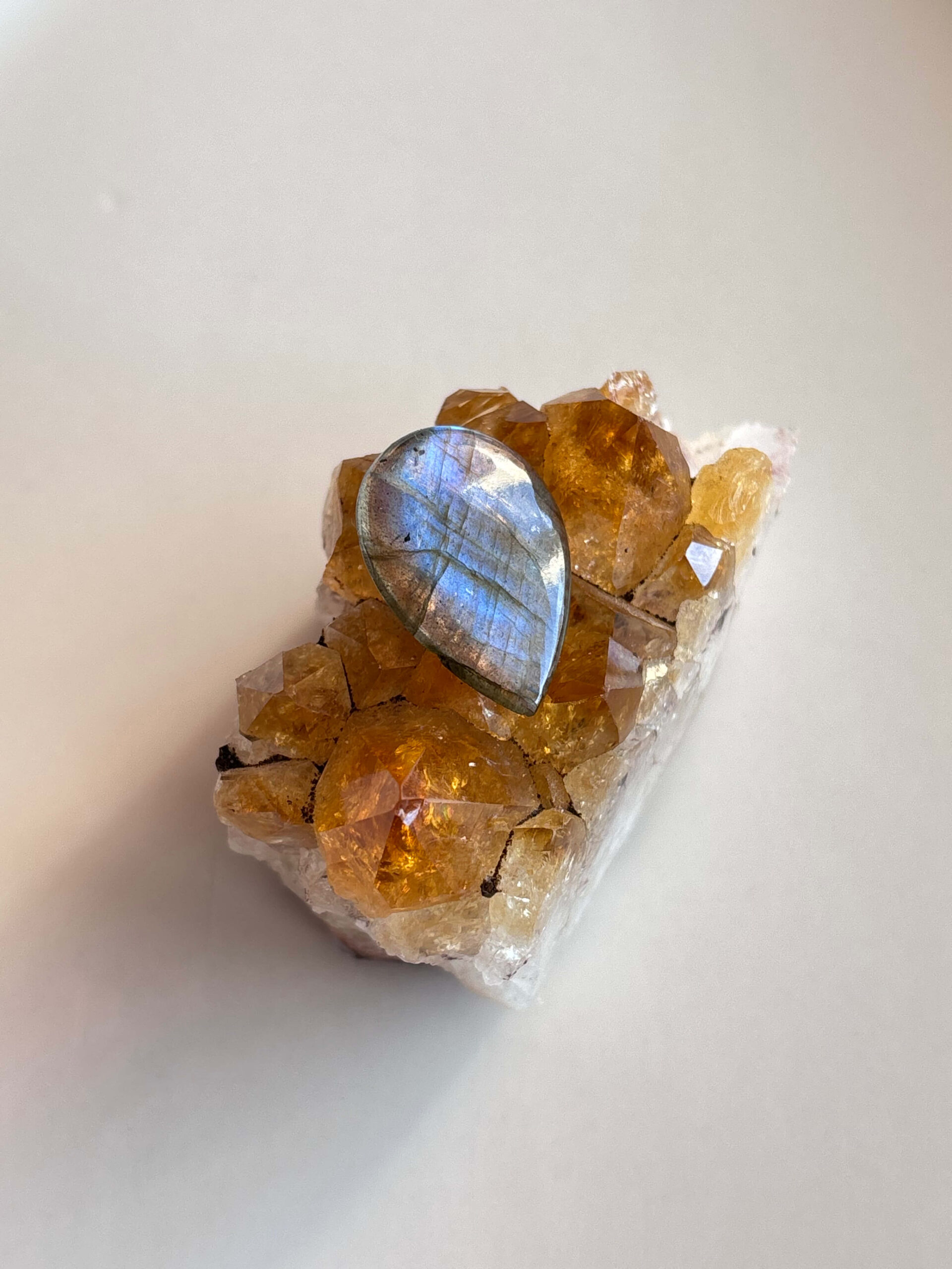 25mm Labradorite Cabochon for Wire-Wrapped Jewelry