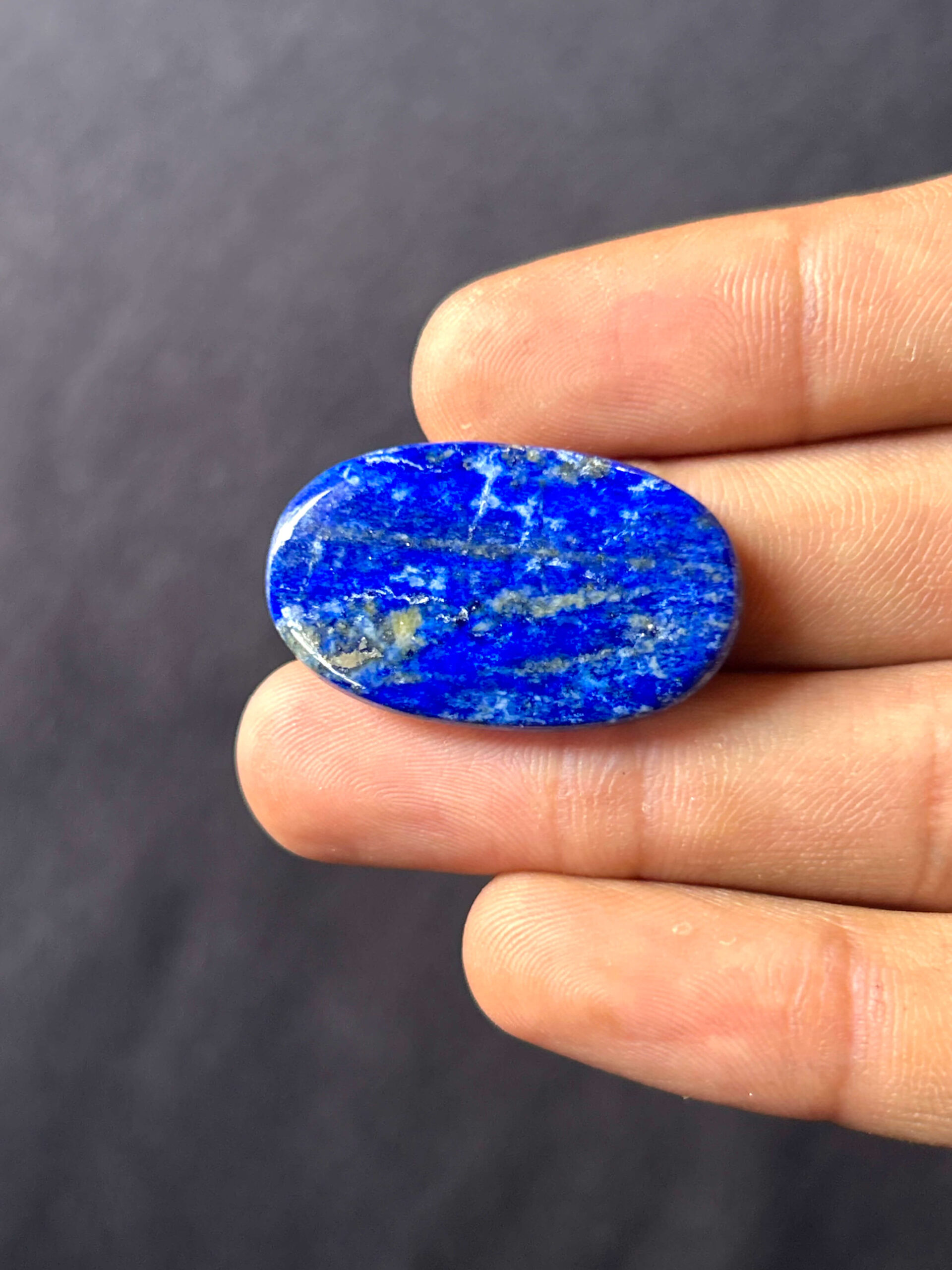 32mm Lapis Lazuli Jewelry Designer Stone - Image 2
