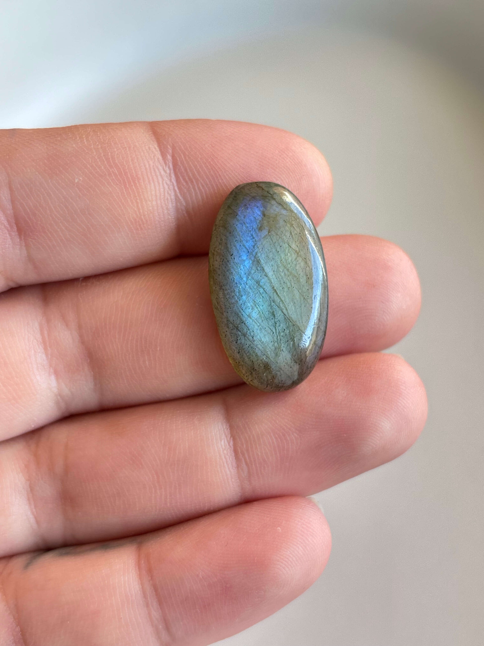 29mm Labradorite Cabochon for Pendant Making - Image 2