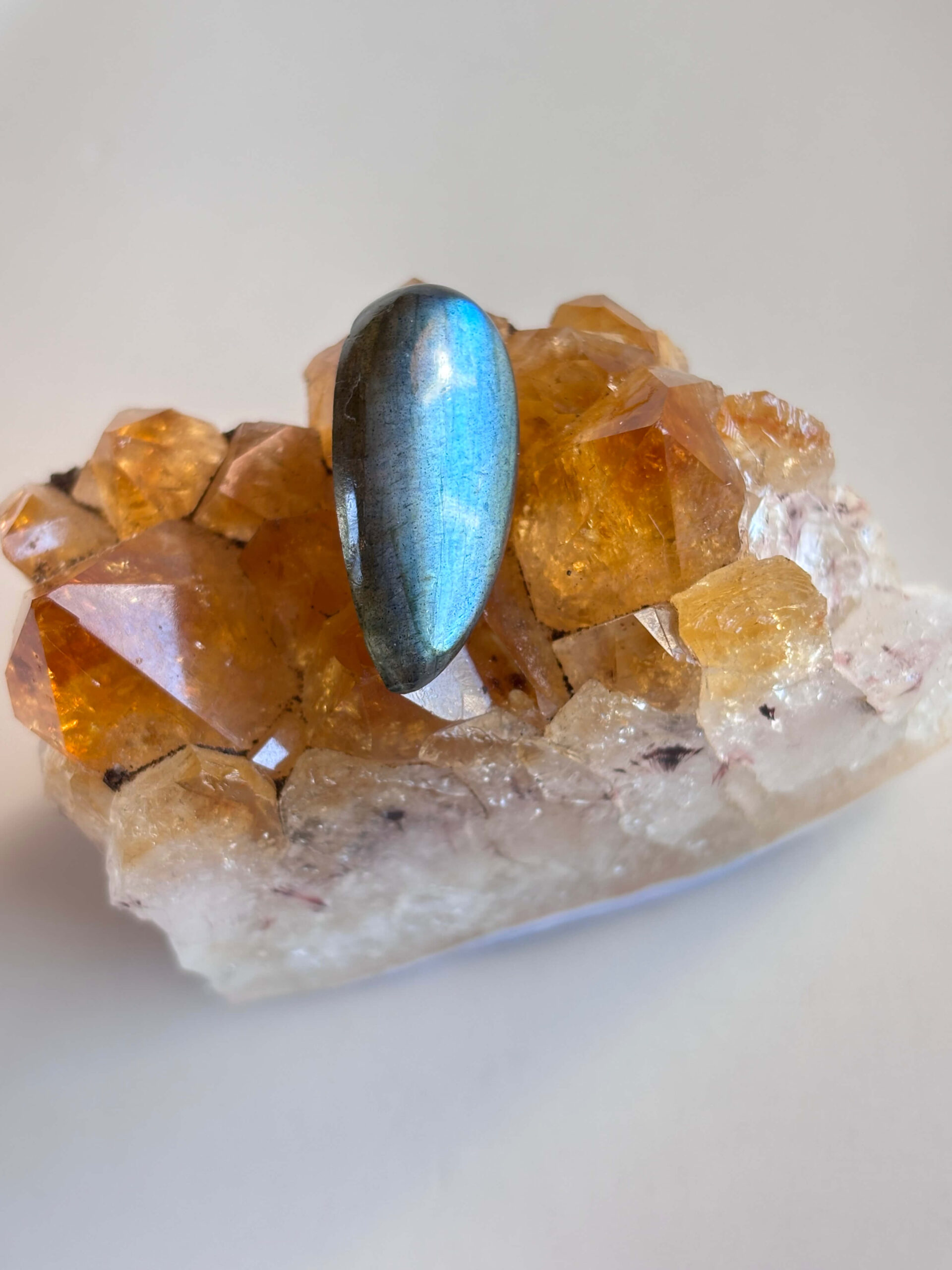 26mm Labradorite Cabochon for Wire Wrapping