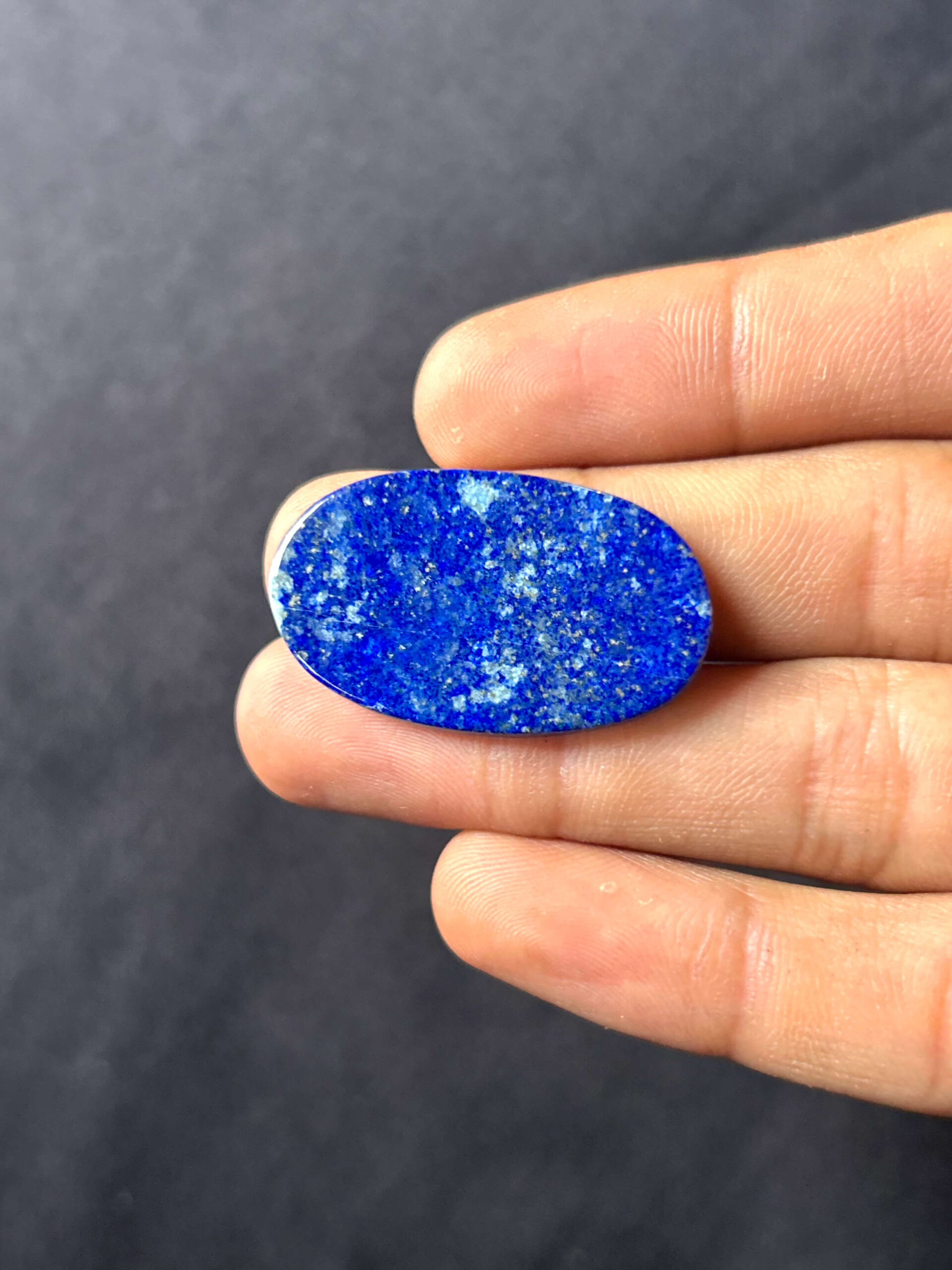 35mm Lapis Lazuli Artisan Cabochon - Image 2
