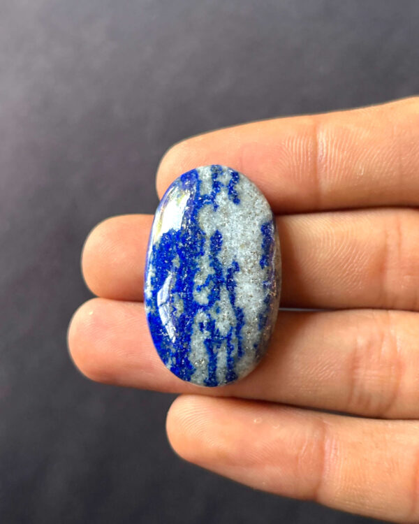35mm Lapis Lazuli Statement Stone