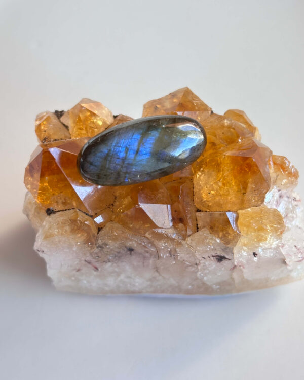 26mm Labradorite Cabochon for Beaded Pendants