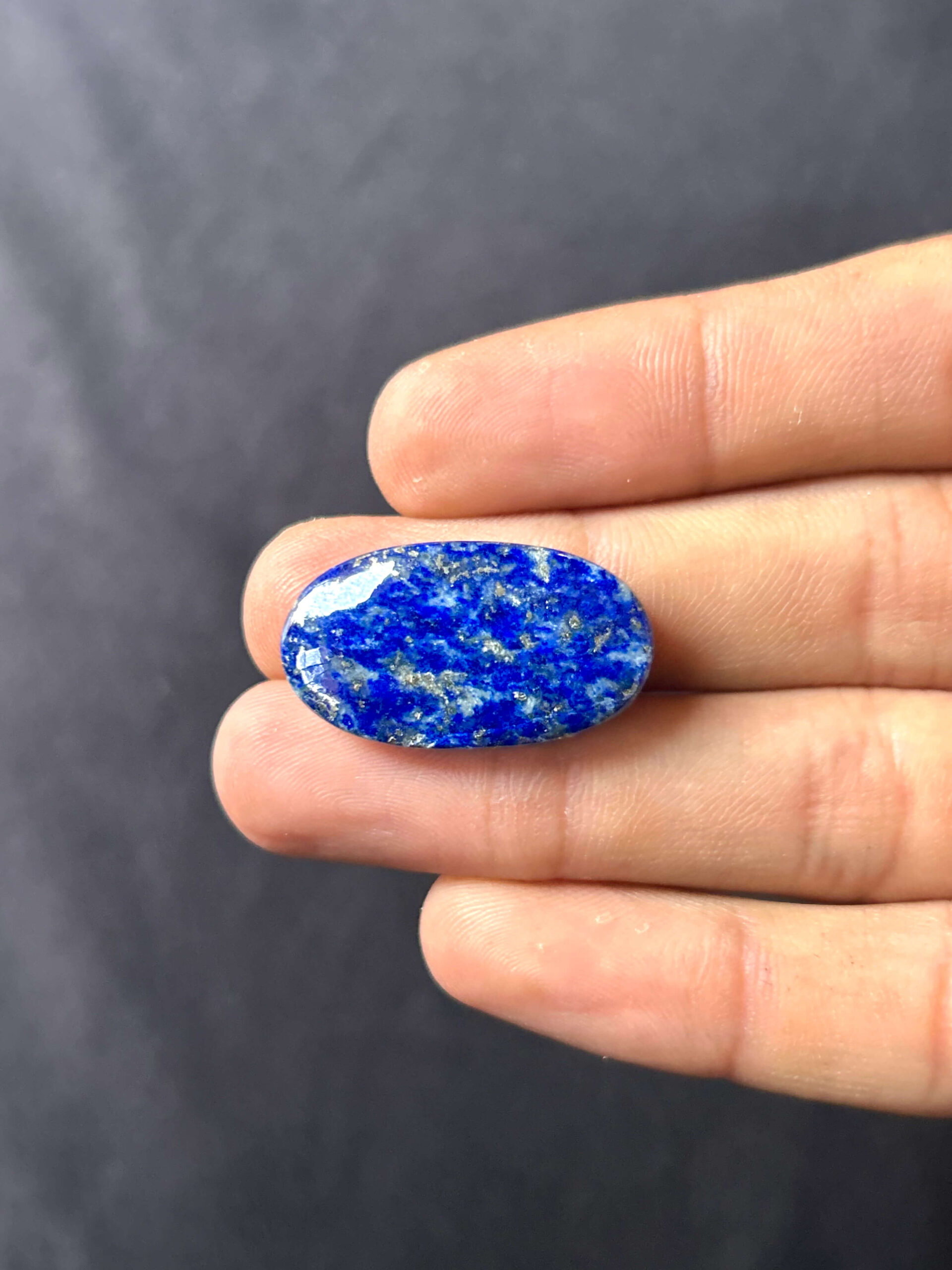 29mm Lapis Lazuli Natural Jewelry Stone - Image 2
