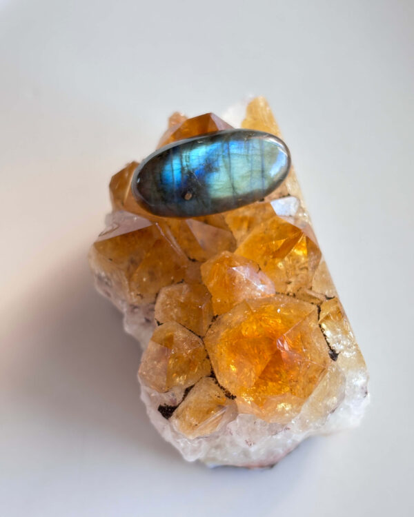 24mm Labradorite Cabochon for Handcrafted Accessories