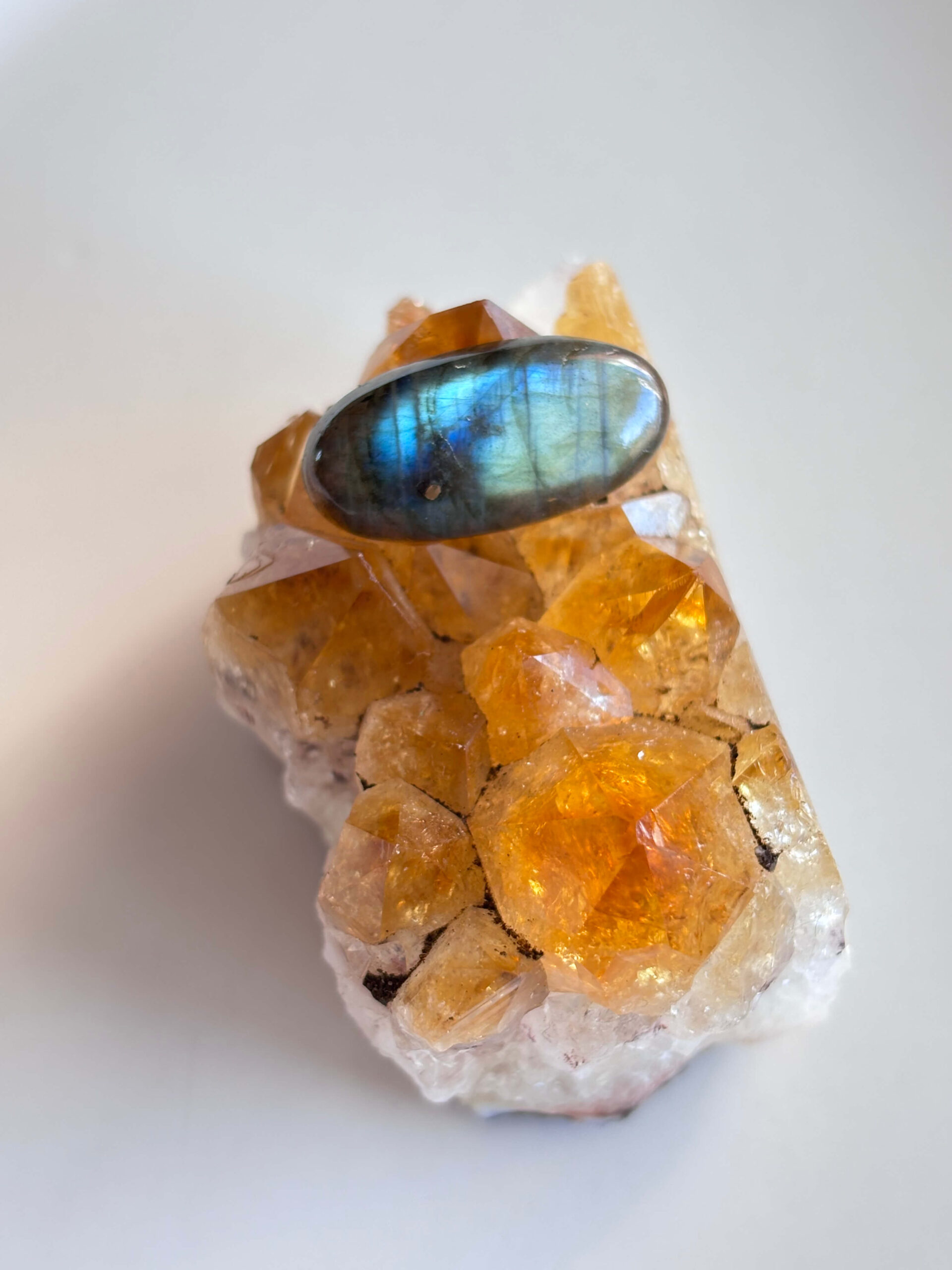 24mm Labradorite Cabochon for Handcrafted Accessories
