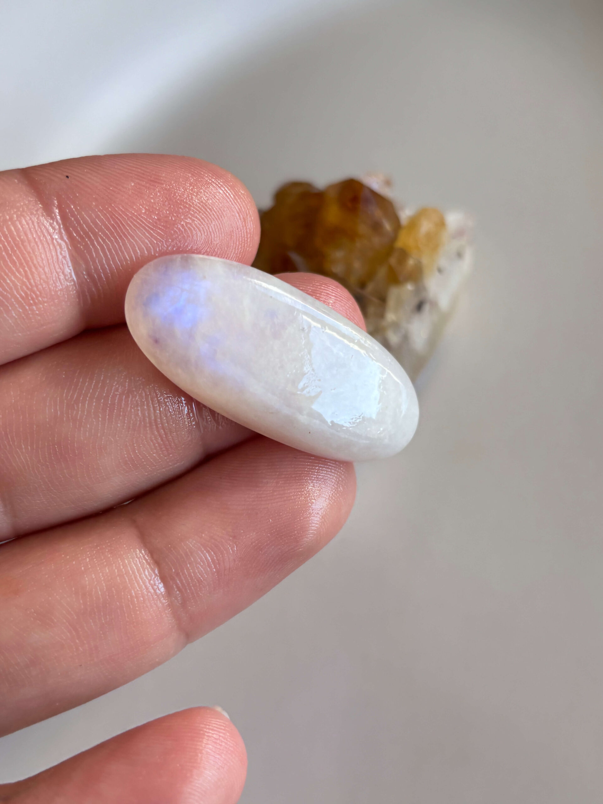 40mm Moonstone Cabochon for Statement Pendants - Image 3