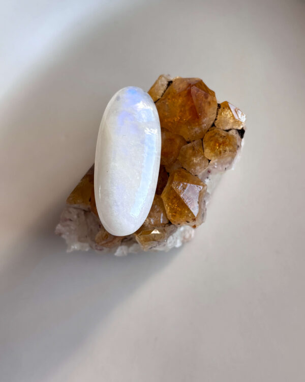 40mm Moonstone Cabochon for Statement Pendants