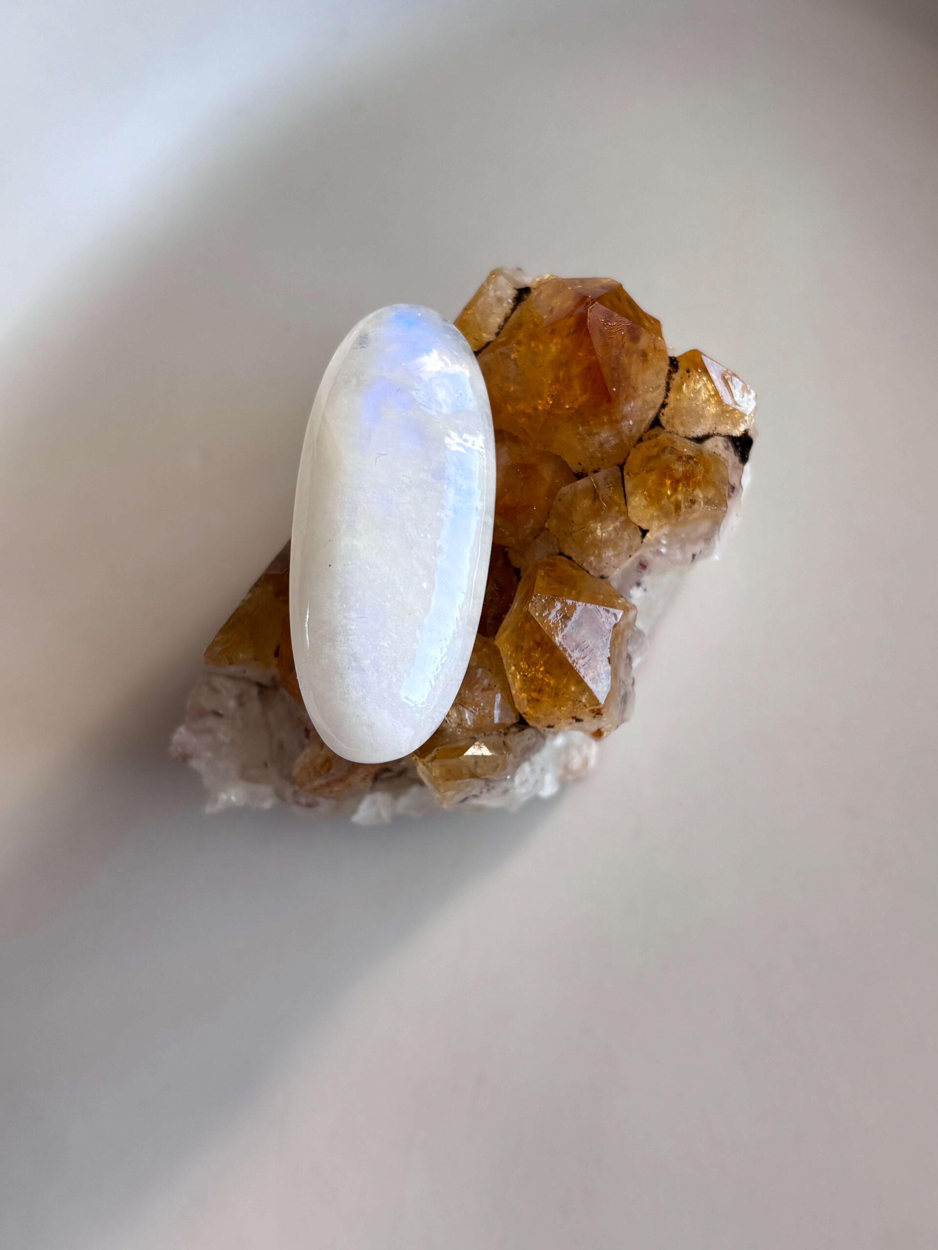 40mm Moonstone Cabochon for Statement Pendants