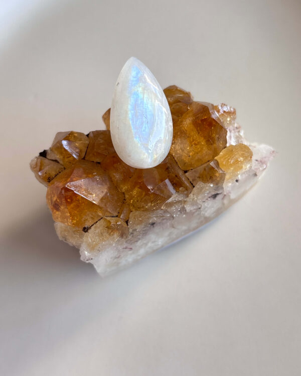27mm Moonstone Cabochon for Handmade Necklaces