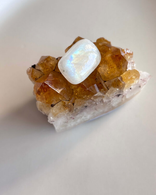 21mm Moonstone for Macramé Jewelry