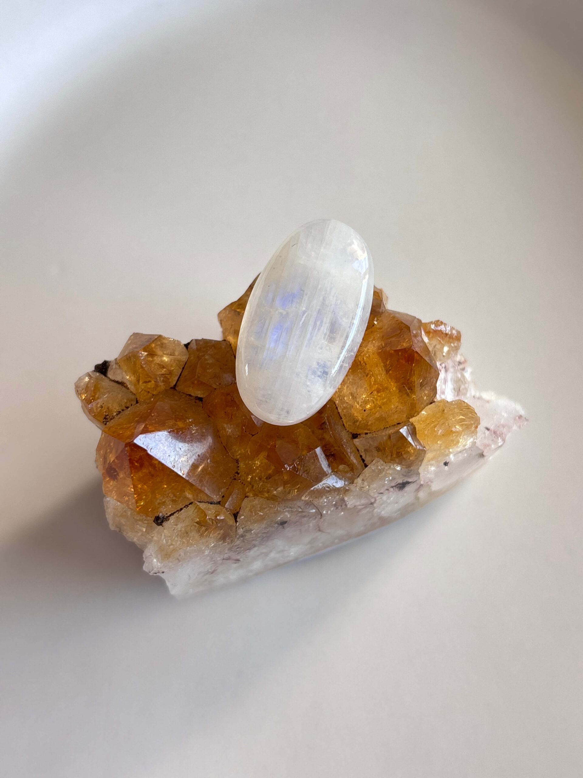 29mm Moonstone Cabochon for Creative Pendant Designs