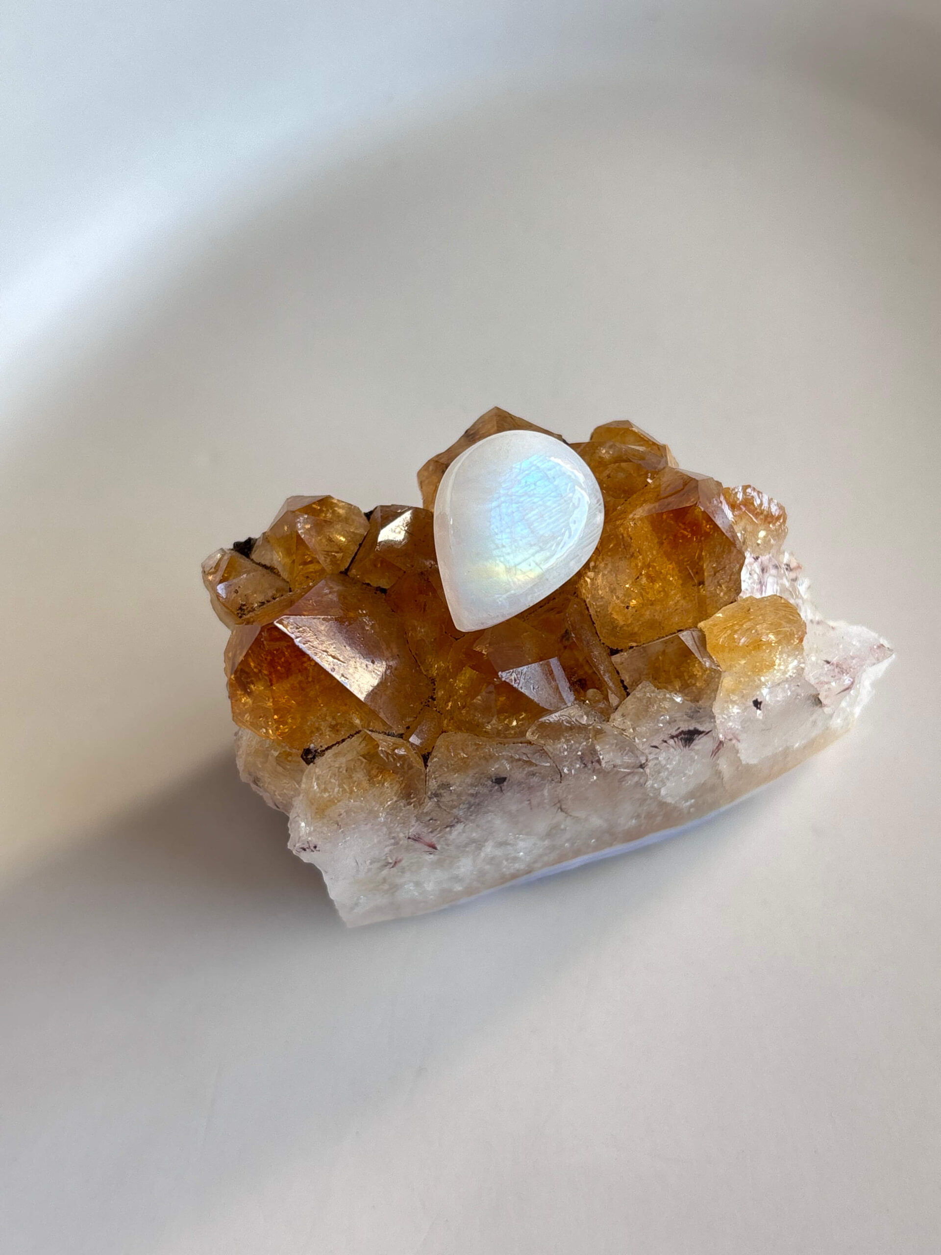 19mm Moonstone Gemstone for Delicate Jewelry