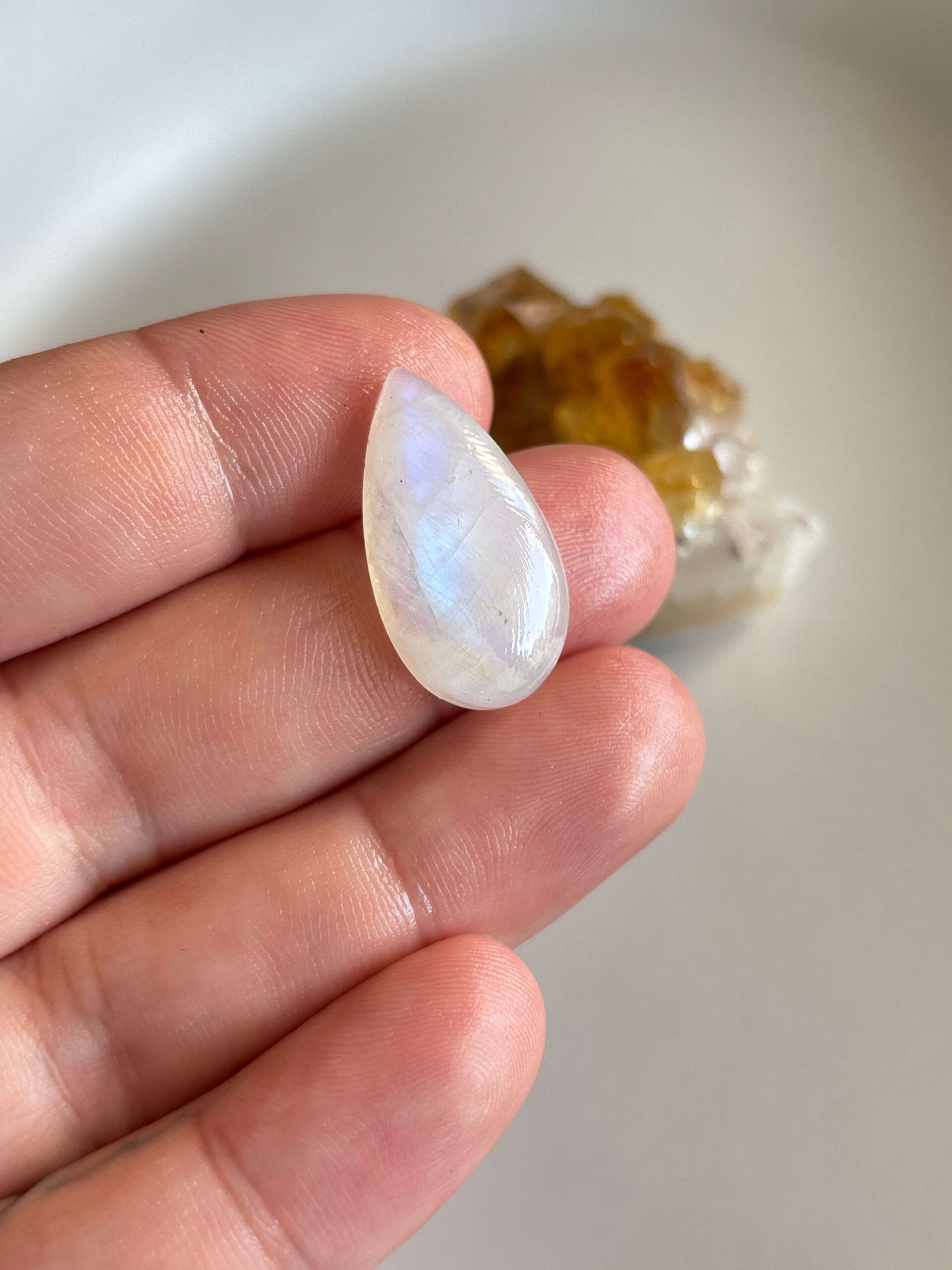 28mm Moonstone for Artisan Jewelry - Image 2