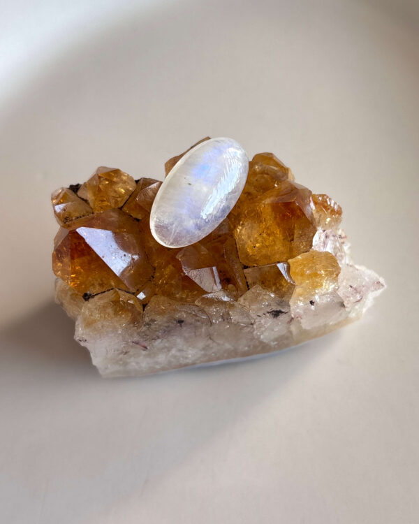 24mm Moonstone Cabochon for Pendant Making