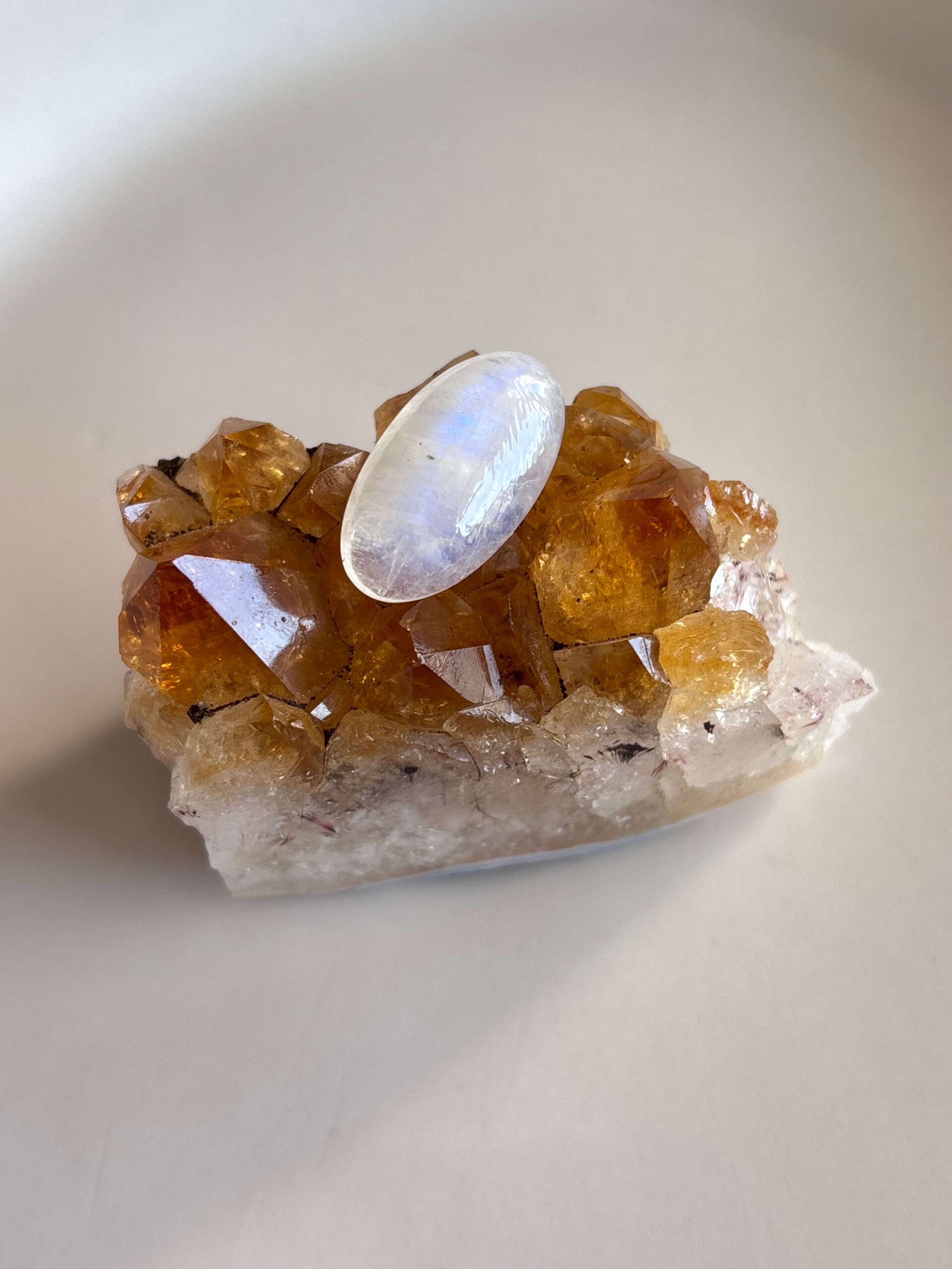 24mm Moonstone Cabochon for Pendant Making