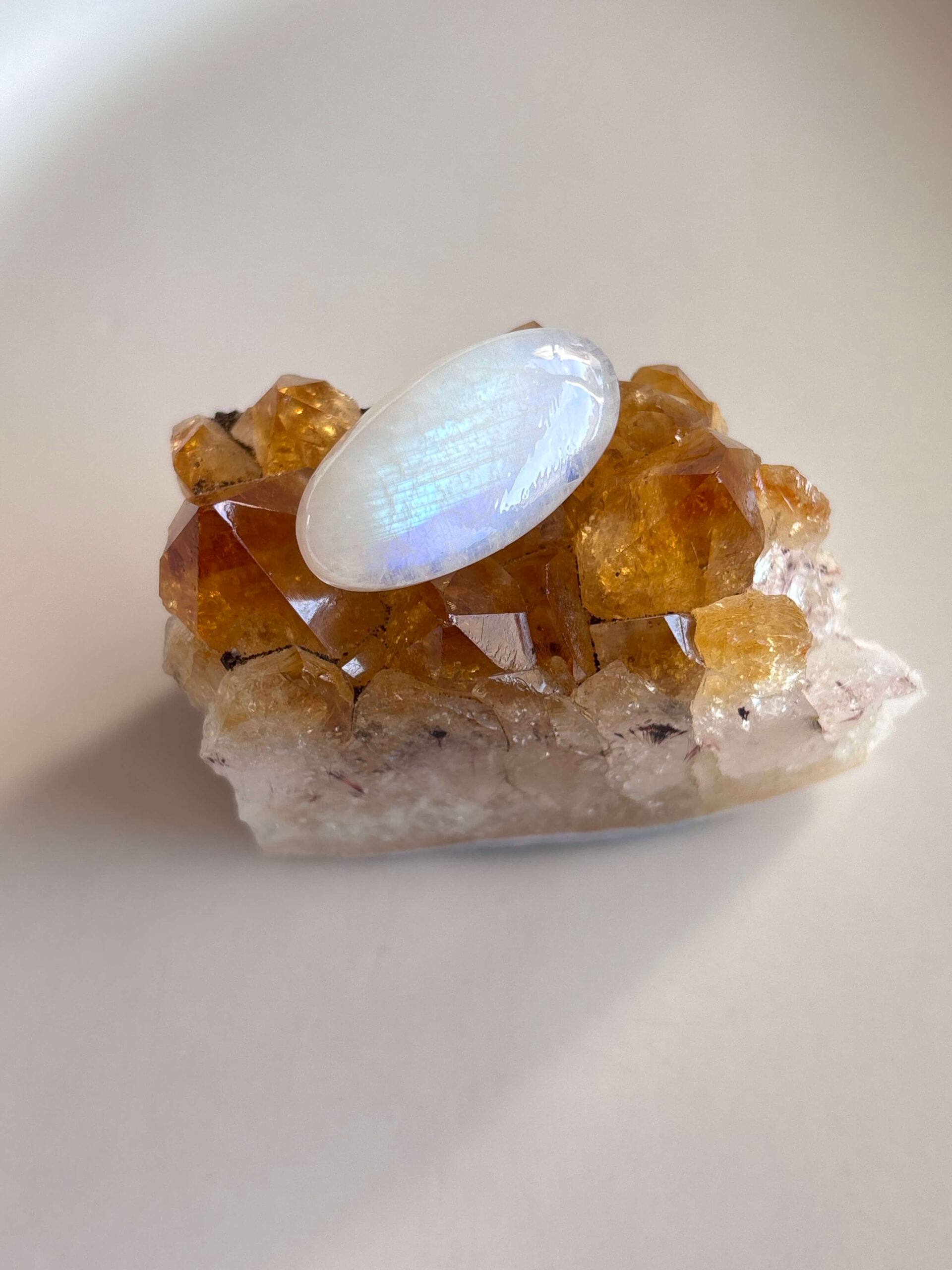 29mm Moonstone Cabochon for Handmade Necklaces