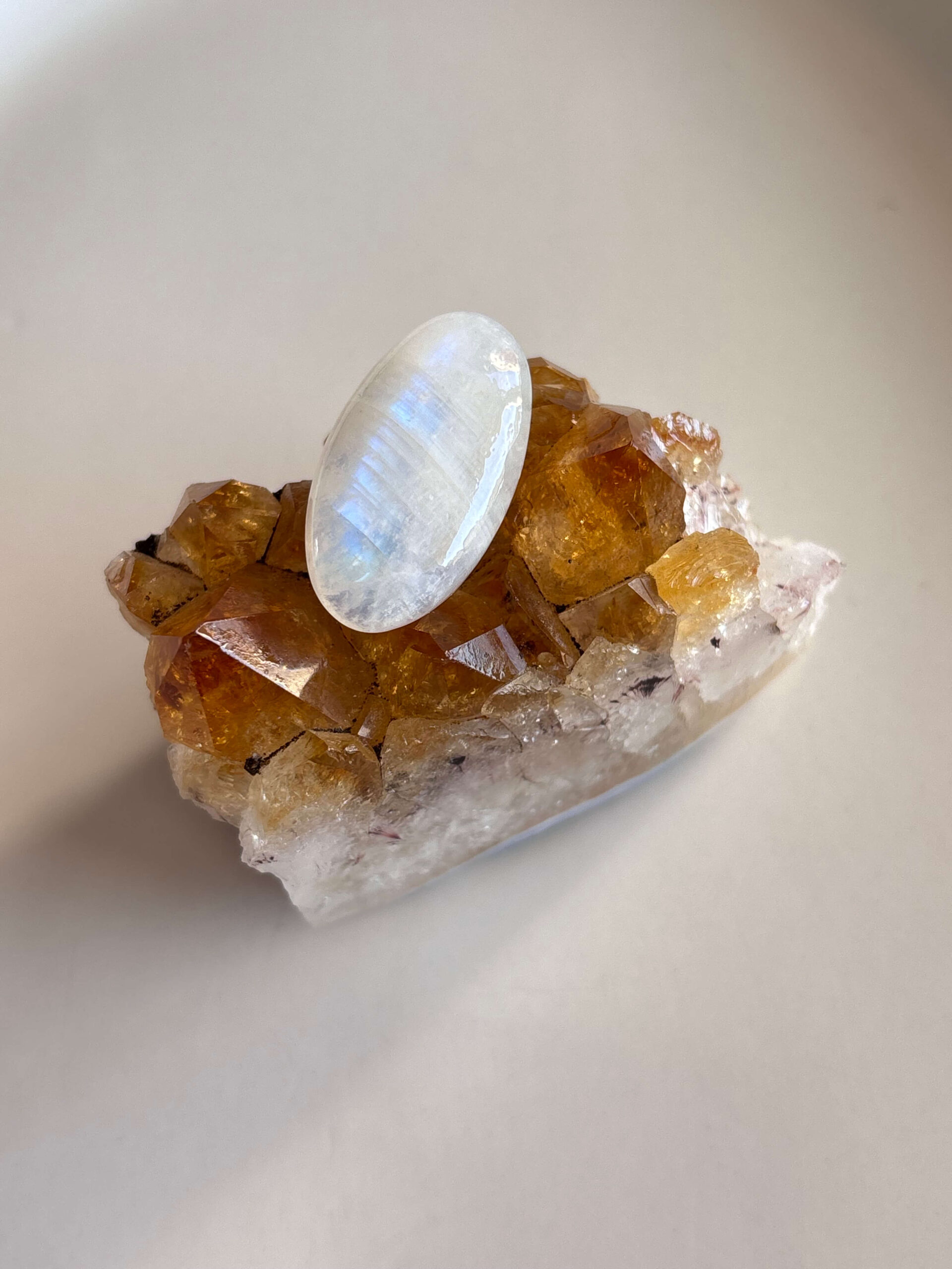 29mm Moonstone Cabochon for Creative Jewelry Designs