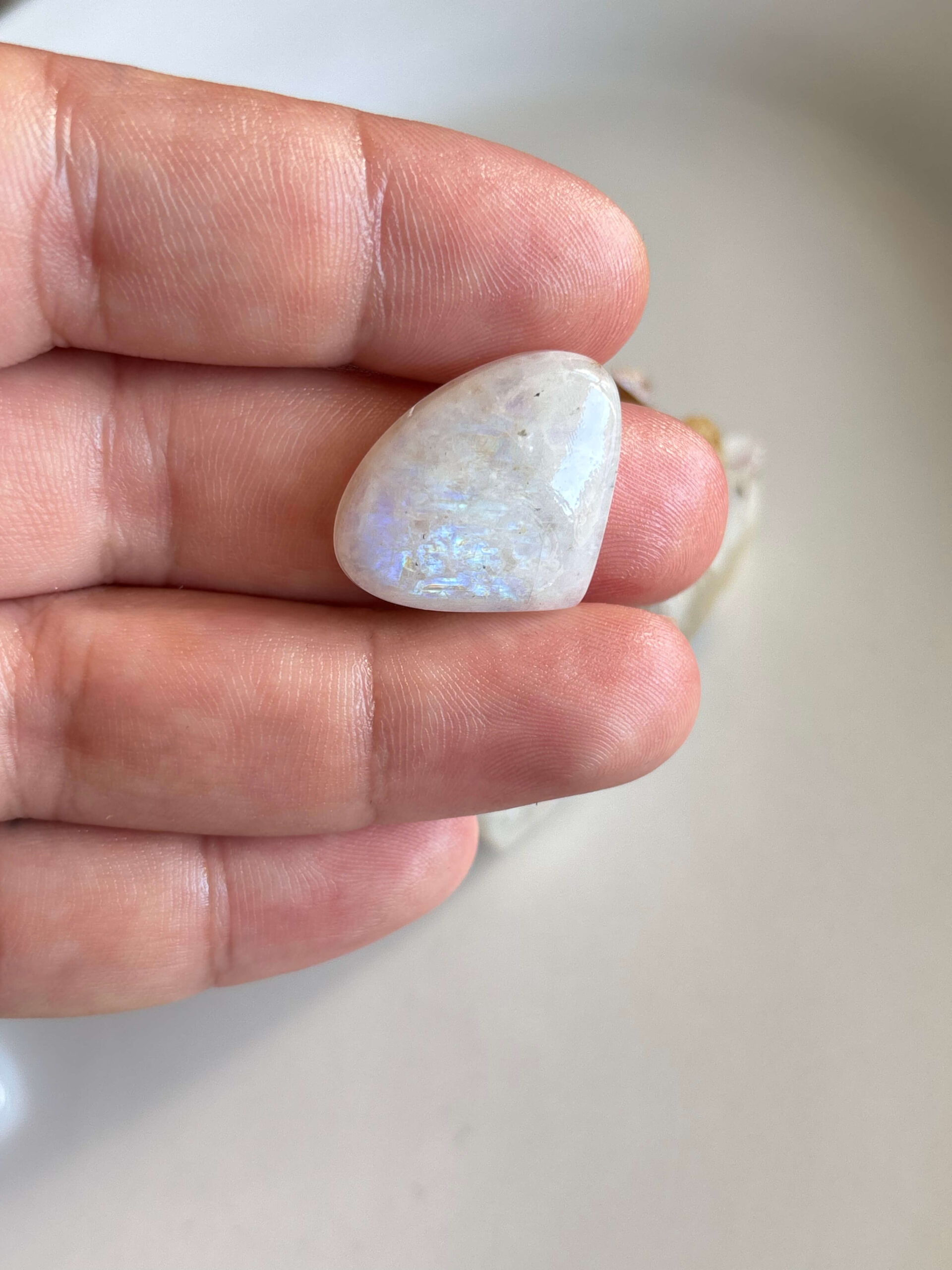 27mm Moonstone for Macramé Jewelry - Image 2
