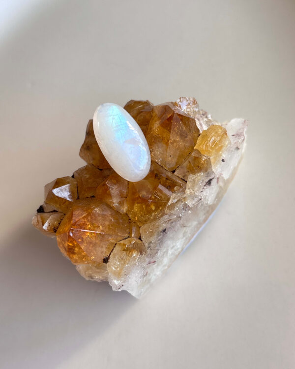21mm Moonstone Cabochon for Pendant Making