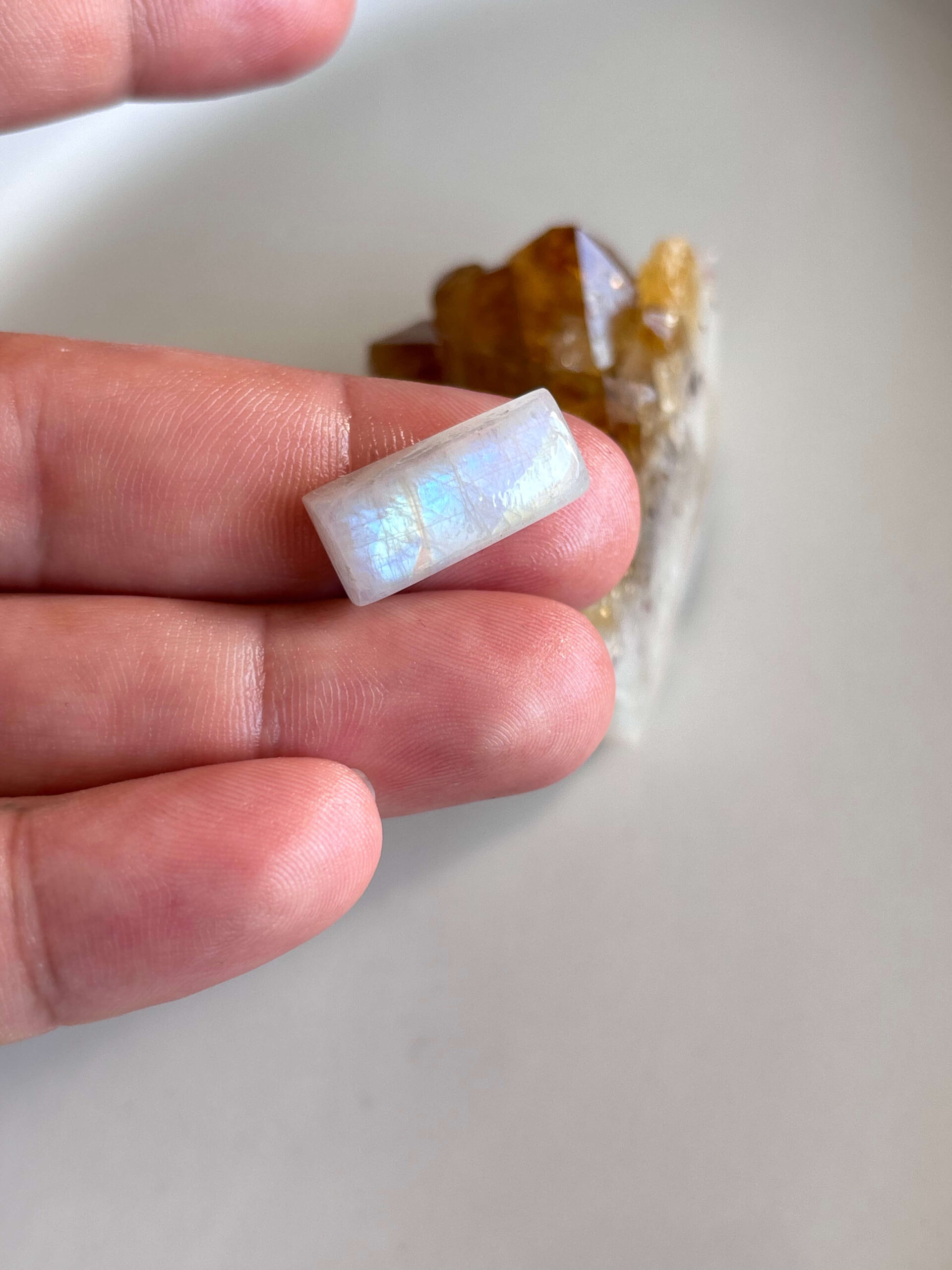 21mm Moonstone Cabochon for Jewelry Settings - Image 2