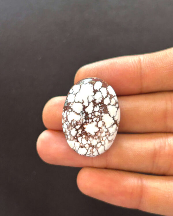 31mm Natural Wild Horse Magnesite Cabochon