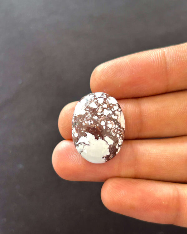 22mm Genuine Wild Horse Magnesite Cabochon