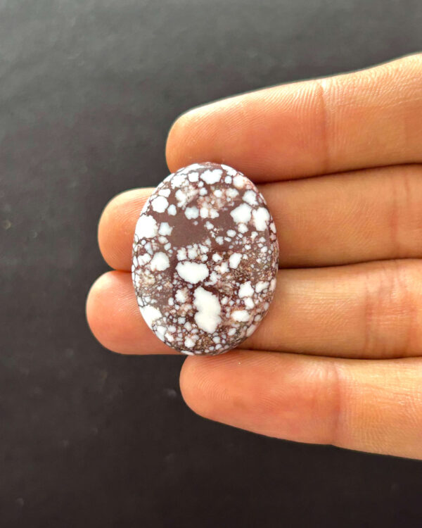 31mm Natural Wild Horse Magnesite Oval Cabochon