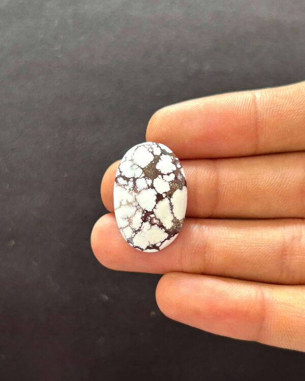 27mm Genuine Wild Horse Magnesite Jewelry Stone