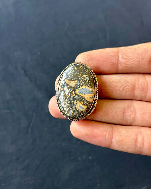 34mm Maligano Jasper Stone for Jewelry Making