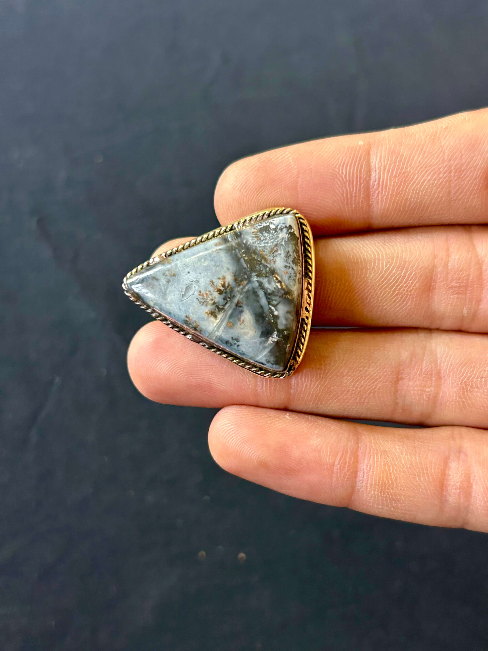30mm Maligano Jasper Artisan Cabochon - Image 2