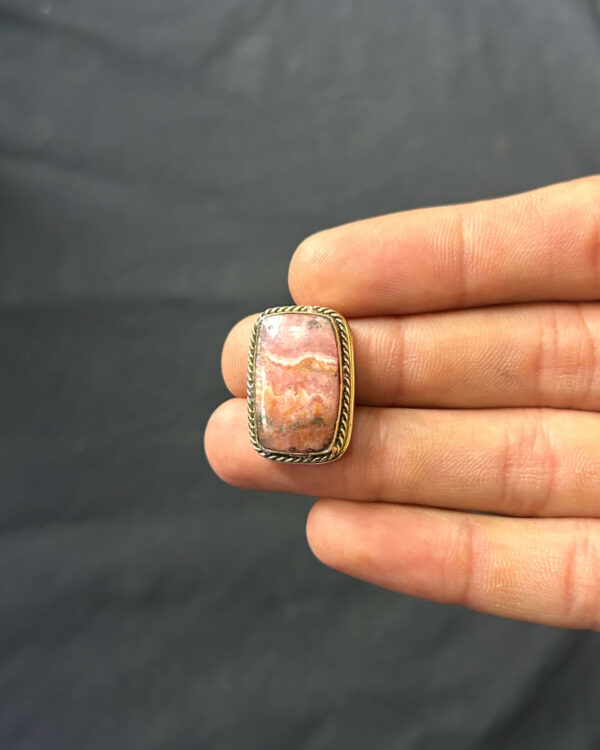 24mm Rhodochrosite Jewelry Stone