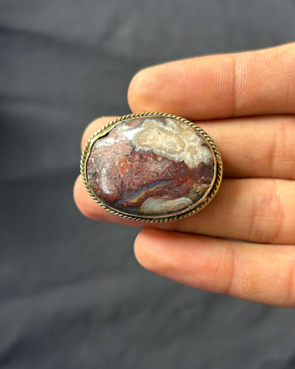 35mm Crazy lace Agate Stone for Jewelry Making