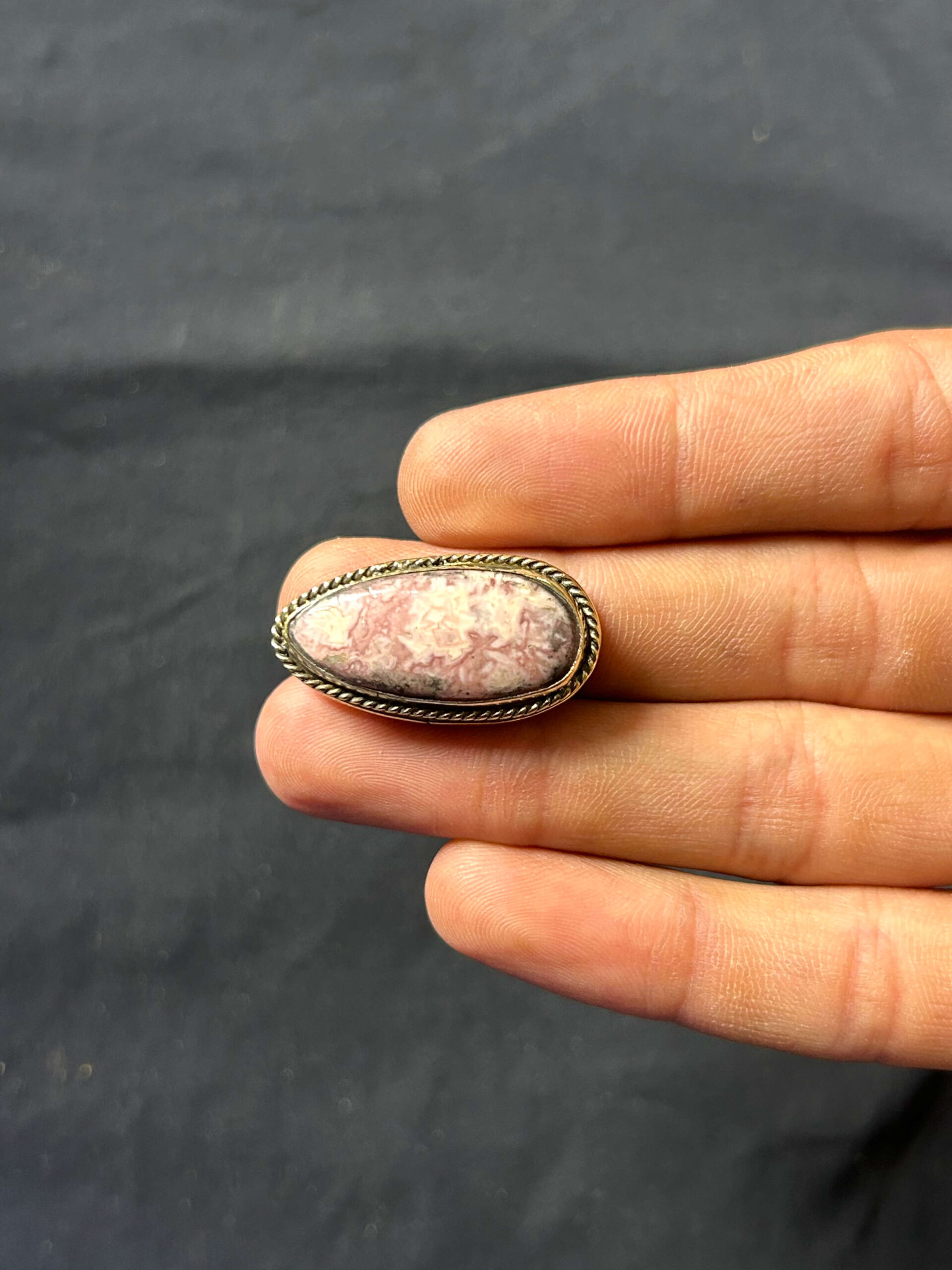 30mm Rhodochrosite One of a Kind Jewelry Stone
