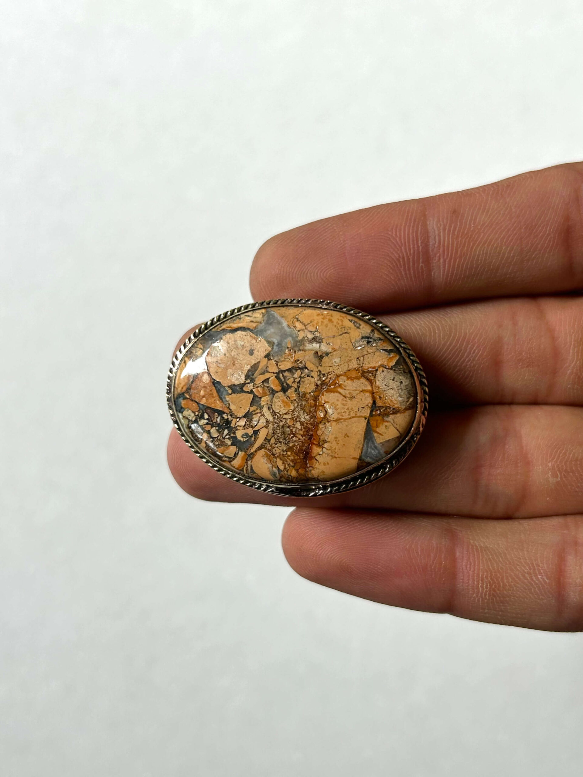 38mm Maligano Jasper Jewelry Stone