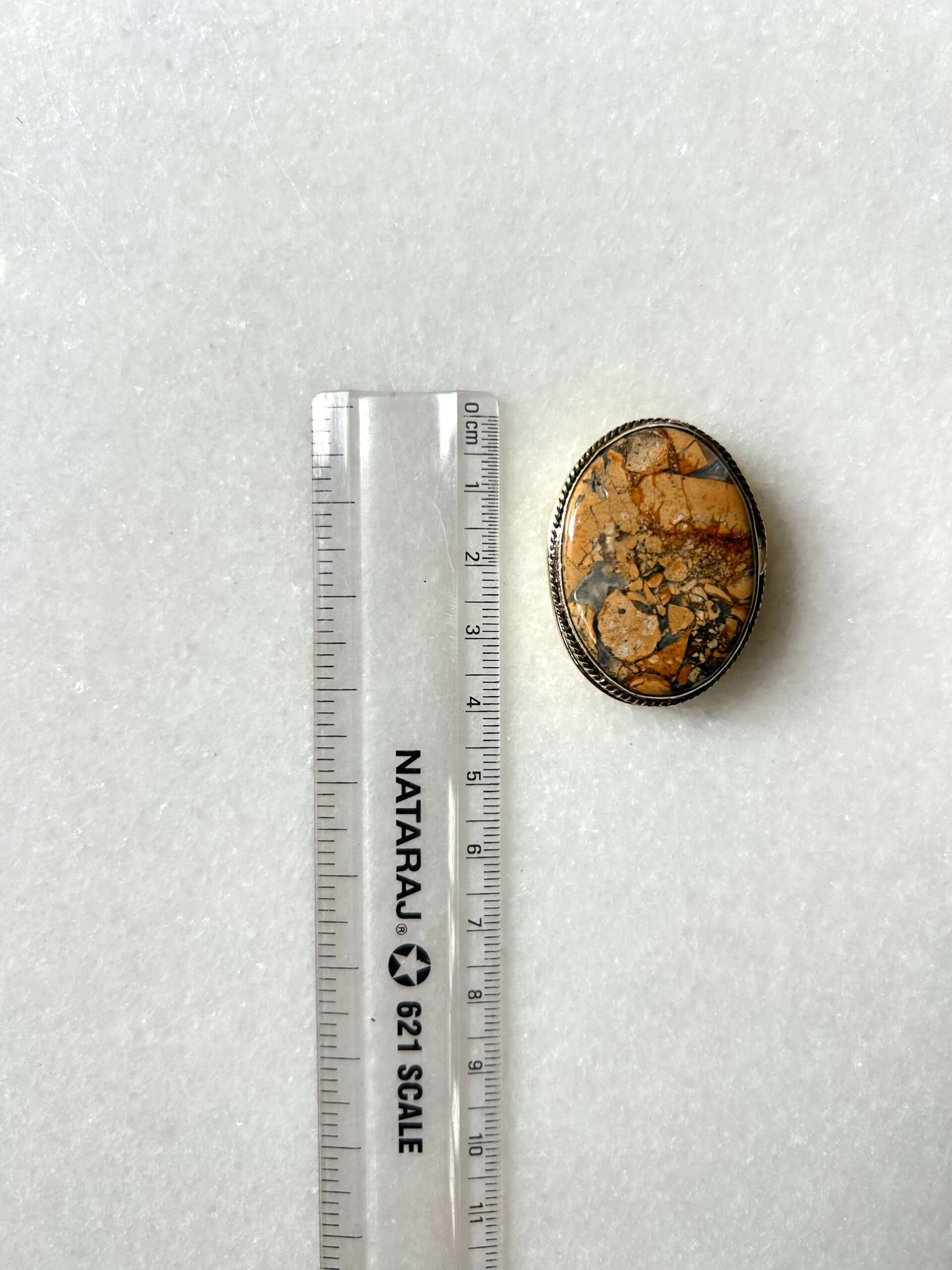 38mm Maligano Jasper Jewelry Stone - Image 2