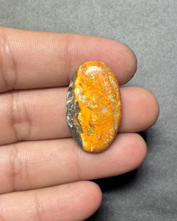 29mm Bumblebee Jasper Natural Cabochon