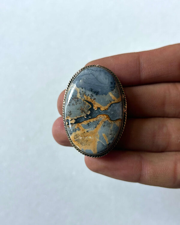 40mm Maligano Jasper Artisan Gemstone