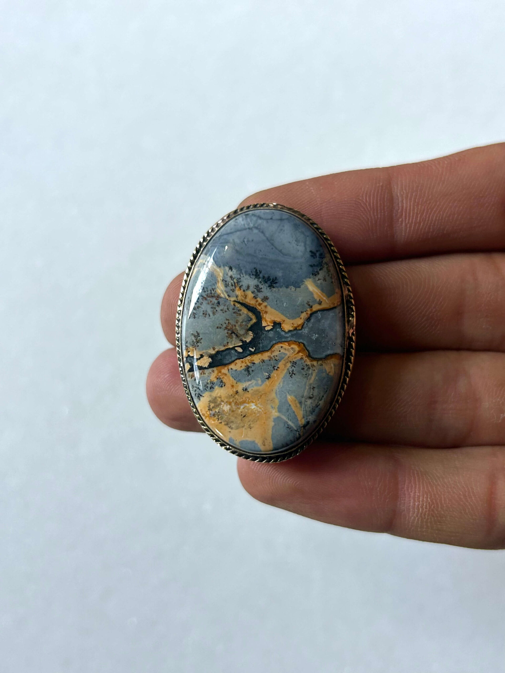 40mm Maligano Jasper Artisan Gemstone
