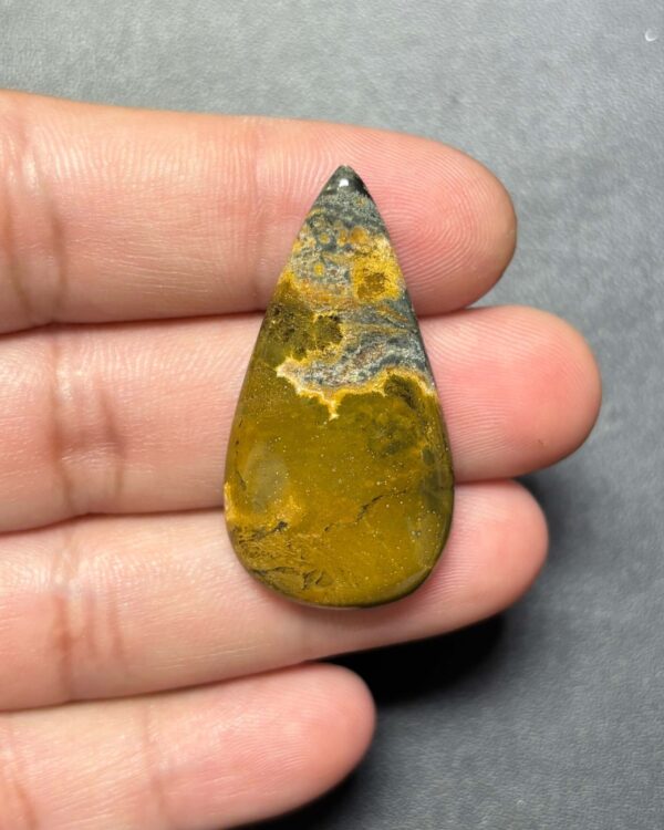 38mm Ocean Jasper Cabochon with Natural Patterns