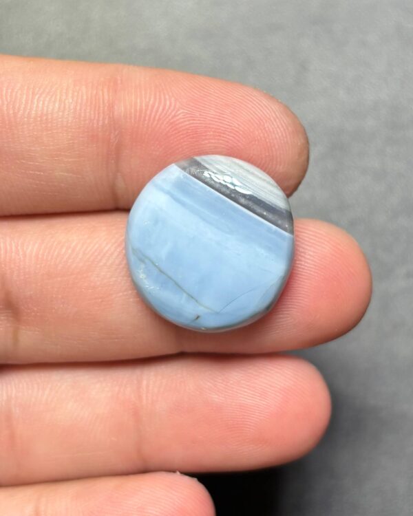 Natural Owyhee Blue Opal Cabochon – 20 mm