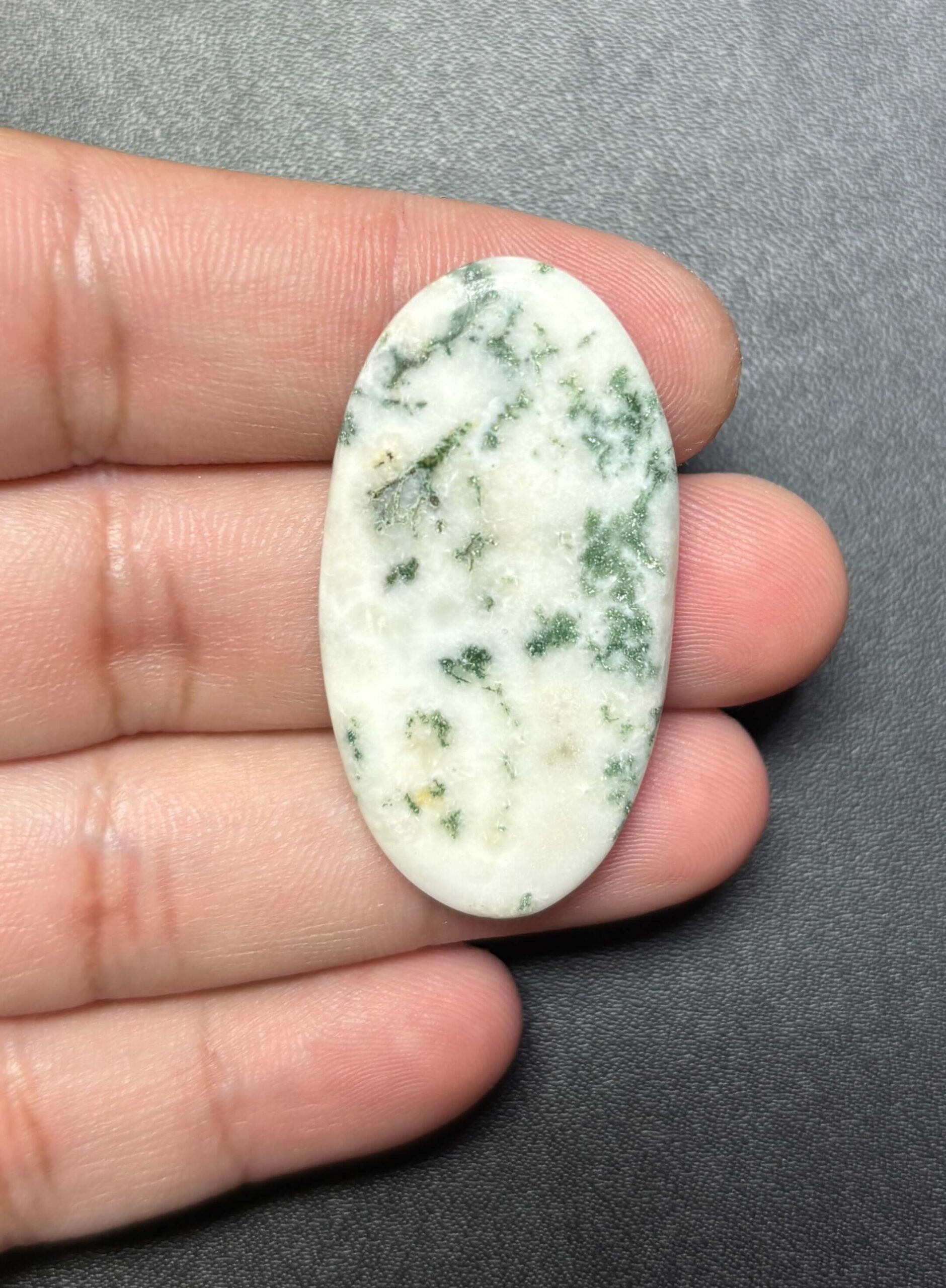 42mm Natural Tree Agate Cabochon