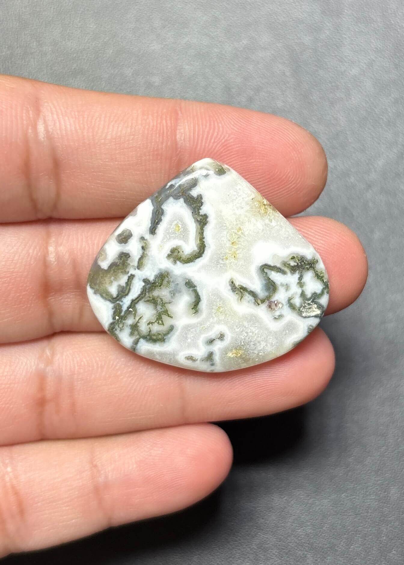 32mm Tree Agate Cabochon – Hand Selected