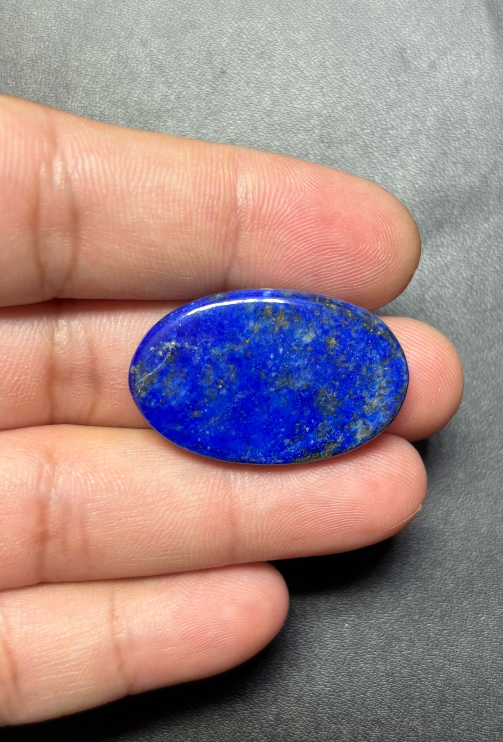 31mm Natural Lapis Lazuli Cabochon - Image 2
