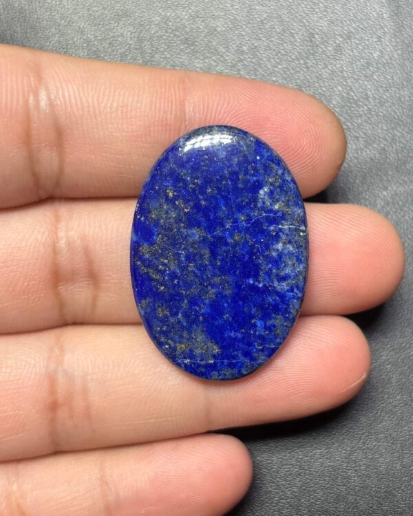 34mm Lapis Lazuli Cabochon with Golden Pyrite