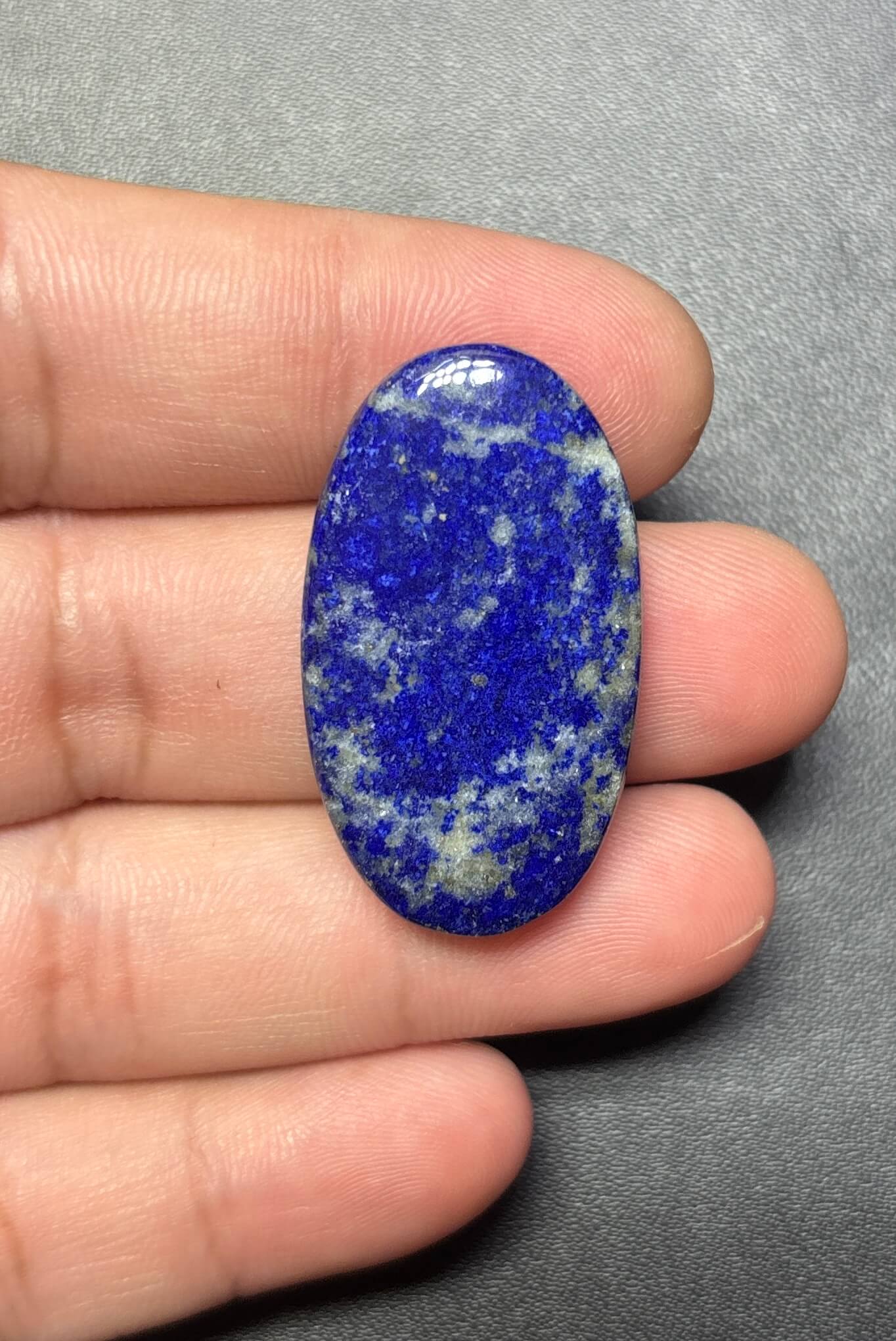 34mm Lapis Lazuli Cabochon for Handmade Jewelry