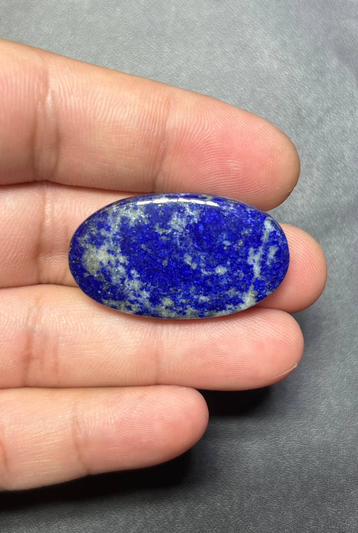 34mm Lapis Lazuli Cabochon for Handmade Jewelry - Image 2