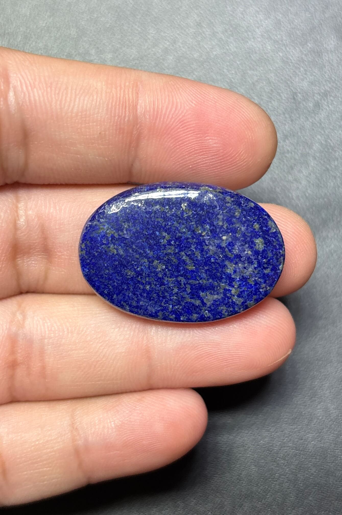 31mm Lapis Lazuli Jewelry Making Stone - Image 2