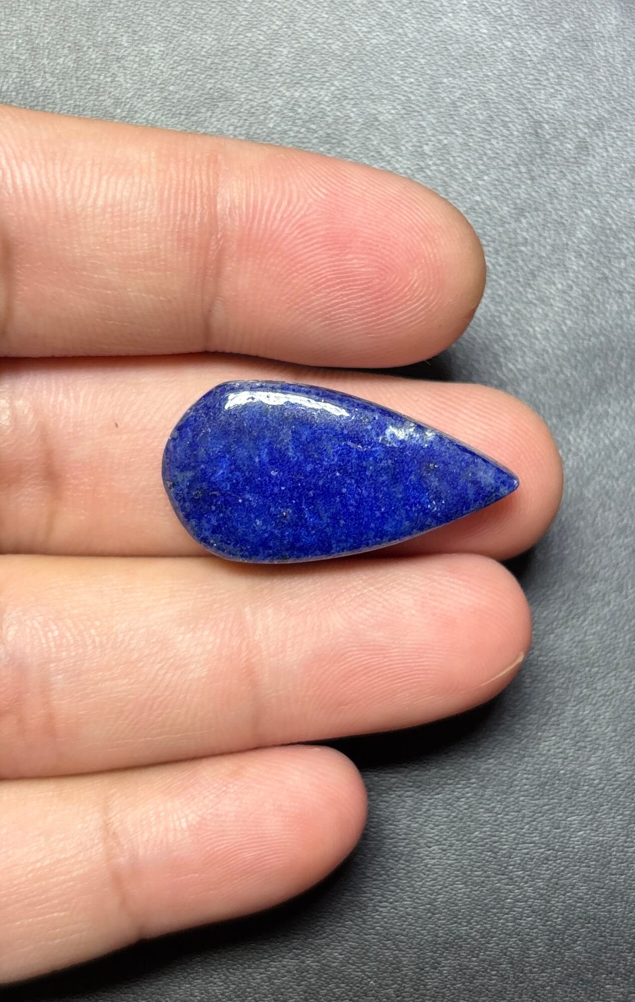 28mm Lapis Lazuli Natural Statement Stone - Image 2